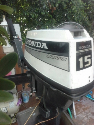 เครื่องเรือ HONDA 15HP สตาร์ท2ระบบ