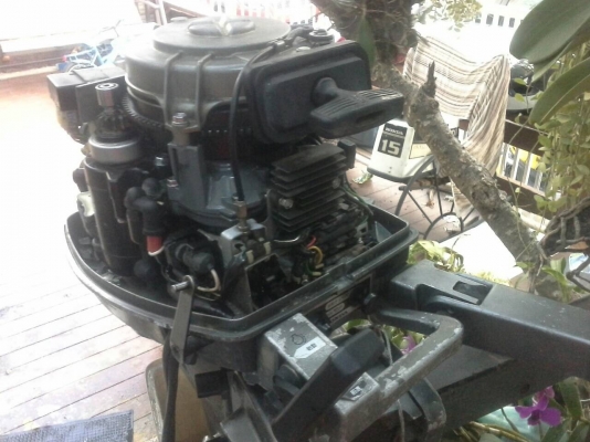 เครื่องเรือ HONDA 15HP สตาร์ท2ระบบ