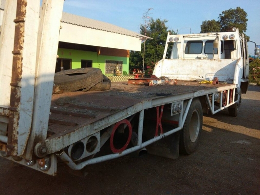 ***ขายแล้วครับขอบคุณ Truck2hand ขาย ISUZU ROCKY-175 6ล้อเทอเลอร์/ท้ายลาด ขึ้นรถเกี่ยว/แบคโฮPC60 ISUZU ROCKY FTR13KA 6BG1-175HP ปี2538 เครื่องเดิม เกียร์เดิม 6BG1-175ฝาดำ เครื่องดี แรงดี แน่น ประหยัด เกียร์ดี เข้าง่าย ไม่หลุดครับ ช่วงล่าง