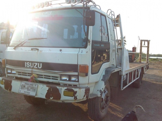 ***ขายแล้วครับขอบคุณ Truck2hand ขาย ISUZU ROCKY-175 6ล้อเทอเลอร์/ท้ายลาด ขึ้นรถเกี่ยว/แบคโฮPC60 ISUZU ROCKY FTR13KA 6BG1-175HP ปี2538 เครื่องเดิม เกียร์เดิม 6BG1-175ฝาดำ เครื่องดี แรงดี แน่น ประหยัด เกียร์ดี เข้าง่าย ไม่หลุดครับ ช่วงล่าง