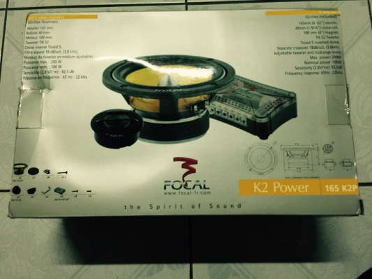 ขายลำโพงแยกชิ้น 6.5" FOCAL รุ่น 165 K2Power ตัว TOP