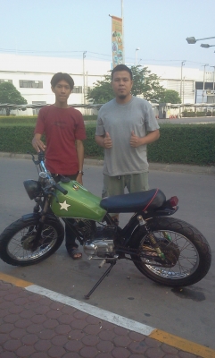 ขาย Jx 110 สภาพหล่อๆ ล้อโต เครื่องฟิตมาใหม่ วิ่งดี ไม่มีปัญหา ค่าตัว 11500 บาท (มีสำเนาหน้าเล่มสวมให้+ใบซื้อขาย)