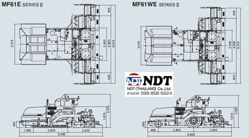 MITSUBISHI MF61WE-TV-A4P****** ปี2006 7720ชม.  ยืด6เมตรไม่ต้องต่อเพิ่ม เครื่อง CAT 3064-E3T สภาพสวยมาก