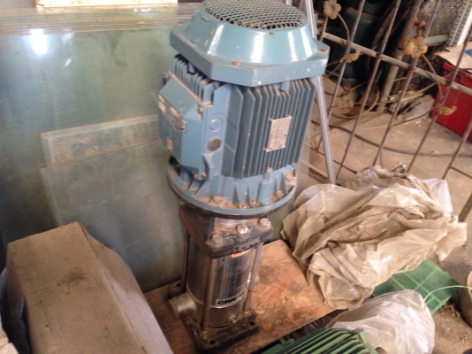 ขายปั้มน้ำแบบตั้งแรงดันสูง หัวปั้ม Groundfos CRN 16 มอเตอร์ ABB 4.5Kw 380V สภาพของใหม่เก่าเก็บไม่เคยใช้งาน ขายปั้มน้ำแบบตั้งแรงดันสูง หัวปั้ม Groundfos CRN 16 มอเตอร์ ABB 4.5Kw 380V สภาพของใหม่เก่าเก็บไม่เคยใช้งาน