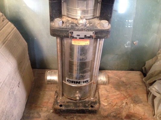 ขายปั้มน้ำแบบตั้งแรงดันสูง หัวปั้ม Groundfos CRN 16 มอเตอร์ ABB 4.5Kw 380V สภาพของใหม่เก่าเก็บไม่เคยใช้งาน ขายปั้มน้ำแบบตั้งแรงดันสูง หัวปั้ม Groundfos CRN 16 มอเตอร์ ABB 4.5Kw 380V สภาพของใหม่เก่าเก็บไม่เคยใช้งาน