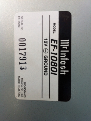 ชุด Mcintosh เครื่องเล่น PF-21421 CD TAPE และ Power Amp EF-10801 มือ2 ญี่ปุ่น