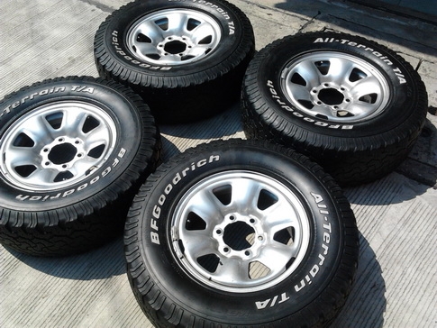 กะทะ Vigo + BF All USA. 265/70/16 ปี11 สวยๆ 1ชุด กะทะ Vigo + BF All USA. 265/70/16 ปี11 สวยๆ 1ชุด