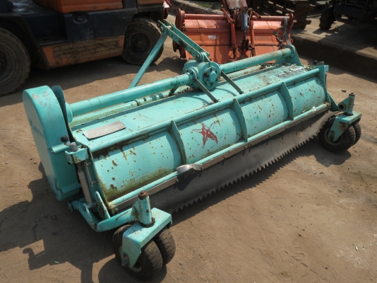 เครื่องพรวนดิน ตัดหญ้า ใส่รถไถนา