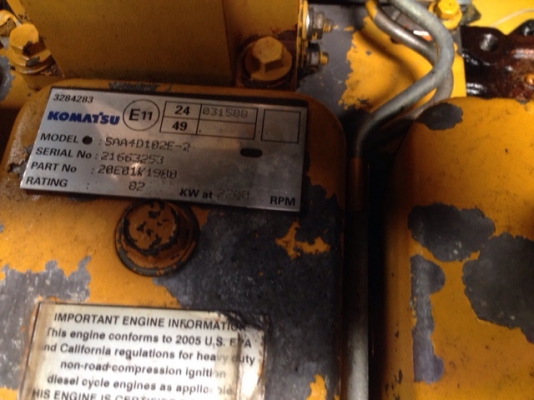 รถขุดล้อยาง Komatsu PW130-7K#K40083F สนใจโทร. 080-6565422 (หนิง)