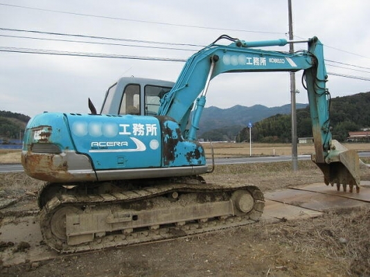 รถขุด Kobelco SK120-3-#LP-15757 piping สนใจโทร. 080-6565422 (หนิง)