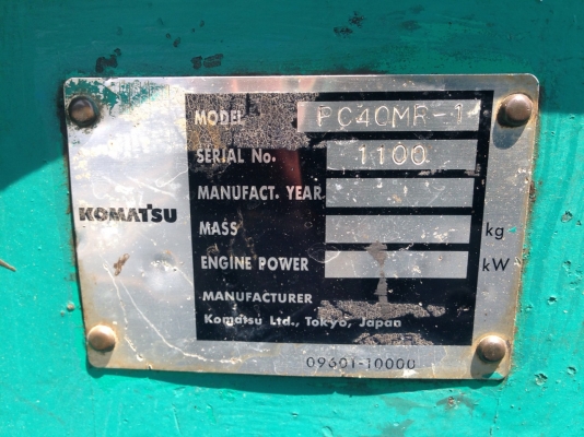 รถขุด เก่าไทย Komatsu PC40MR