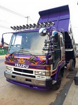 Isuzu Rockky  หัวนอกญี่ปุ่น ดั้มดิน 4 ตัน ยาว 3.55ม. เครื่อง 6BG 175แรงม้า คัดเกรดเก่าญี่ปุ่นแท้