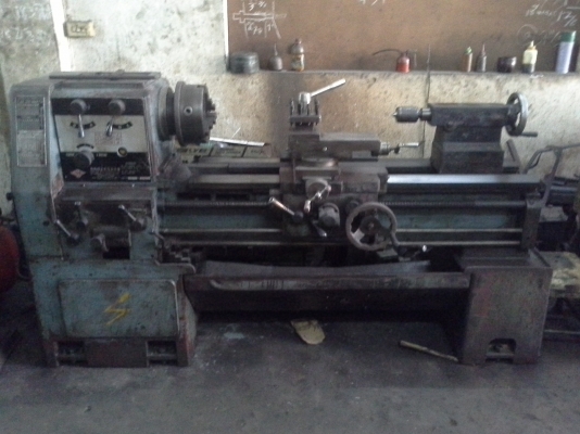 เครื่องกลึง 6 ฟุต ไต้หวัน CHANG 450x1000 เกียร์บล็อค 3 เพลา กลึงเกลียวนิ้วและมิลไม่ต้องเปลี่ยนเฟือง พร้อมใช้งาน