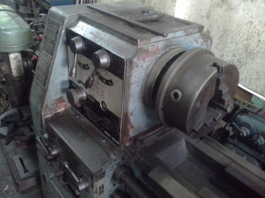 เครื่องกลึง 6 ฟุต ไต้หวัน CHANG 450x1000 เกียร์บล็อค 3 เพลา กลึงเกลียวนิ้วและมิลไม่ต้องเปลี่ยนเฟือง พร้อมใช้งาน
