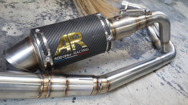 ชุดท่อแต่งFull System.MSX/KSR/Zoomer x/PCX.คอ-ปลาย.มีหลายรูปทรงให้เลือก.พร้อมปลาย