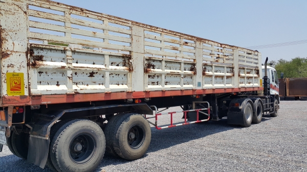 ขายรถหัวลาก 10 ล้อ 2 เพลา พร้อมหางคอกไม่ดั้ม 2 คาน ISUZU 270 ปี.46 รถสวยแบบเดิมๆราคา 1550000 ต่อรอง