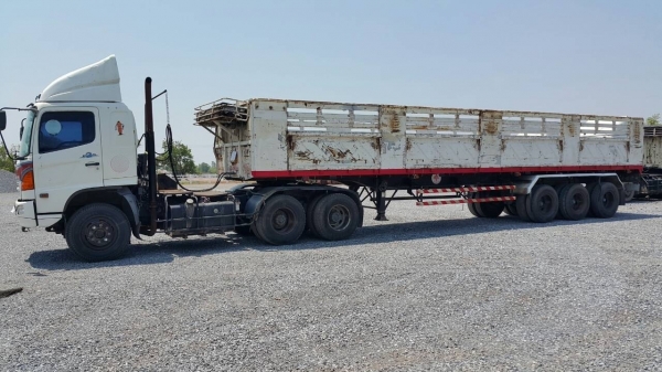 ขายรถหัวลาก 10 ล้อ 2 เพลา พร้อมหางคอกไม่ดั้ม 2 เพลา HINO 320 ปี.ธ.ค-46 รถสวยเดิมๆ ราคา1650000 มี 3 ชุด สนใจรีบจองด่วน ขายรถหัวลาก 10 ล้อ 2 เพลา พร้อมหางคอกไม่ดั้ม 2 เพลา HINO 320 ปี.ธ.ค-46 รถสวยเดิมๆ ราคา1650000 มี 3 ชุด สนใจรีบจองด่วน