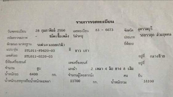 ขายพ่วง ดั้ม แม่-ลูก  ราคา 990,000 บาท