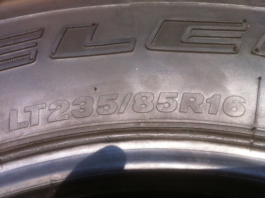 ยาง Mud Bridgestone 235 85 16 ปี11