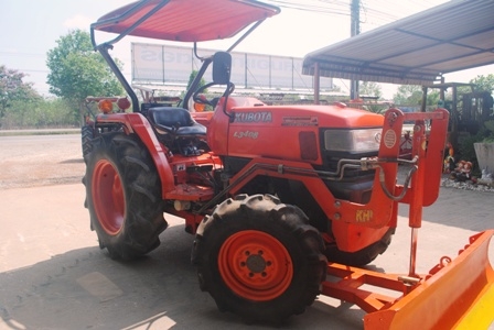 ขายรถไถ Kubota L 3408 (4WD) พร้อมมีดดันหน้า รถพร้อมใช้งานครับ