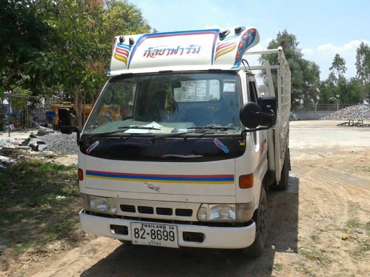 ขายรถบรรทุก คอกข้างเสริม 6ล้อ TOYOTA ปี47 ยาว4.30เมตร แชชซีสวย พ.เพาเวอร์ ภายในสวย สภาพพร้อมใช้งาน พื้นเหล็ก เอกสารเล่มทะเบียนพร้อมโอน