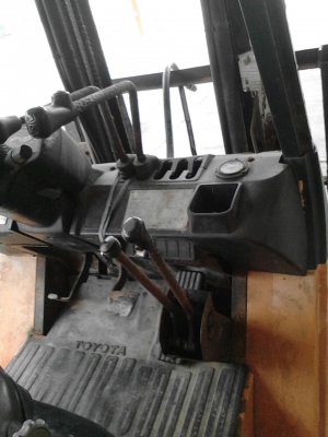 รถยกฟอร์คลิฟต์ TOYOTA 1.5T-7 เบนซิลติดแก๊ส LPG รถสวยเดิมๆพร้อมใช้