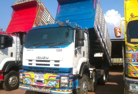 ขายพ่วงแม่-ลูกดั้มเกษตร ISUZU FXZ 360 แรงม้า ปี 53 แม่ 2 คานหน้า เครื่องเดิม เกียร์เดิม ยางเต็มทุกเส้น รถสวยมากจัดแนนซ์ได้ครับ