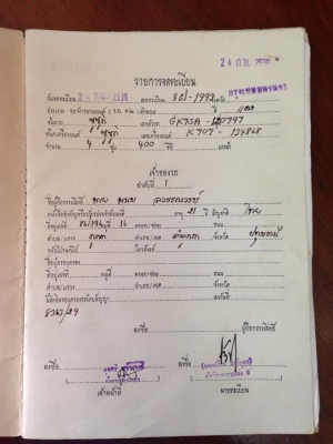 ขาย ทะเบียน bandit400 พร้อมเอกสาร