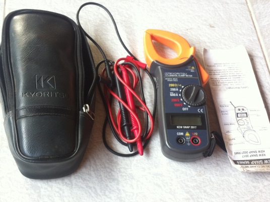 ดิจิตอลมัลติมิเตอร์แคลมป์มิเตอร์ KYORITSU จากญี่ปุ่นครบขุด วัดกระแกสได้ถึง  600 A.