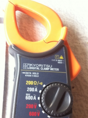 ดิจิตอลมัลติมิเตอร์แคลมป์มิเตอร์ KYORITSU จากญี่ปุ่นครบขุด วัดกระแกสได้ถึง  600 A.