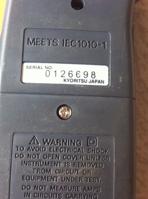 ดิจิตอลมัลติมิเตอร์แคลมป์มิเตอร์ KYORITSU จากญี่ปุ่นครบขุด วัดกระแกสได้ถึง  600 A.