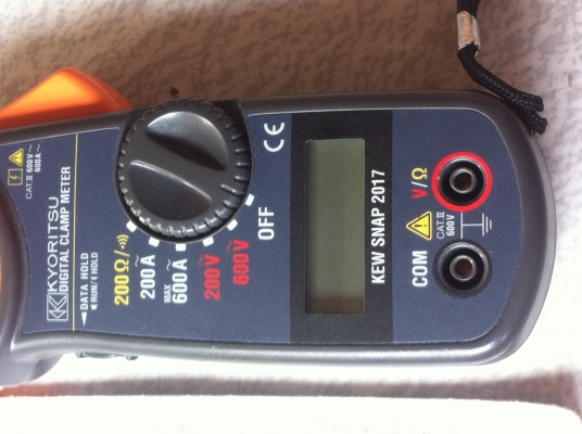 ดิจิตอลมัลติมิเตอร์แคลมป์มิเตอร์ KYORITSU จากญี่ปุ่นครบขุด วัดกระแกสได้ถึง  600 A.
