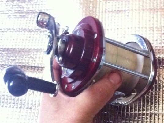 ขุดรอกเบ็คตกปลา OLYMPIC รุ่น STRONG 70-AW จากญี่ปุ่น พร้อมสายเบ็ค