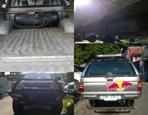 Mitsubishi L200 Strada 4WD เครื่อง2JZ 3,000cc+LPGลงเล่มแล้ว 5MTยางMUD 15 ดอกเต็มพร้อมใช้ Mitsubishi L200 Strada 4WD เครื่อง2JZ 3,000cc+LPGลงเล่มแล้ว 5MTยางMUD 15 ดอกเต็มพร้อมใช้