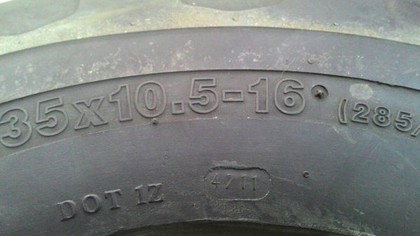 ขายยาง KING COBRA 35R16 พร้อมล้อ