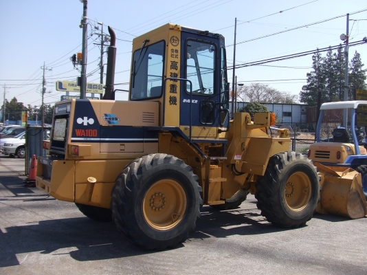 รถตัก WA100-1 #3**** ปี 1992 6846ชม. เครื่อง KOMATSU 6D95L 1.2คิว สภาพสวย