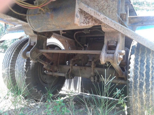 หางลูกพ่วงพื้นเรียบ 2 คาน ยาง 8 เส้น ครบ ของสามมิตรSMM ขายตามสภาพ หางสภาพดี ยางด้อย เล่มพร้อม