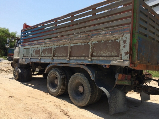 ขายสิบล้อดั้มพ่วงแม่ลูกISUZU FXZ13NFYเครื่อง6HK 300แรงติดก๊าซNgv8ถัง