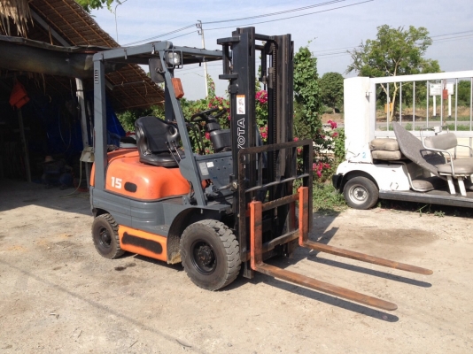 รถยกToyota 6fgl15 เครื่อง5k สถาพดีมากพร้อมใช้นำเข้าญี่ปุ่น