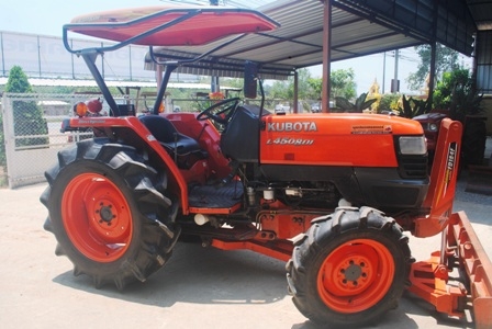ขายรถไถKubota L4508DI (4WD) พร้อมใบมีดหน้า และผานพรวนช้าง รถUC ตรวจเช็คแล้ว