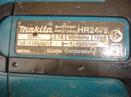 ขายสว่านโรตารี่ 24มม. makita hr2475 (780w.) 3ระบบ