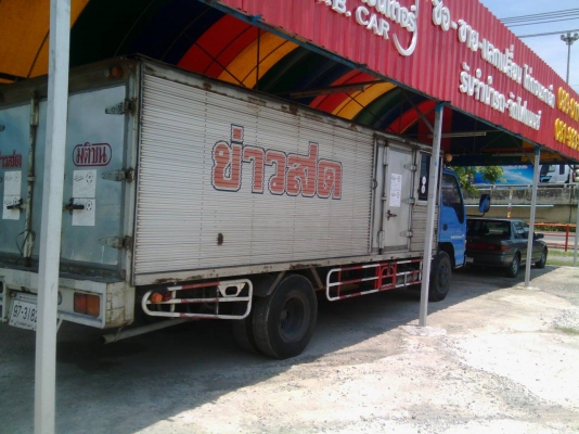 หกล้อ อีซูซุ NQR150ปี49รถห้างแท้ บรรทุกตู้แห้ง สภาพดีพร้อมใช้งาน เอกสารทะเบียนพร้อมโอน (มี2คัน)
