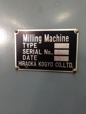 เครื่องมิลลิ่งปาด HITACHI SEIKI ญี่ปุ่น พร้อมใช้งาน