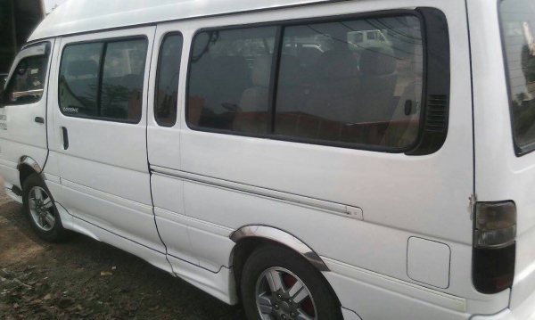 ***ขายแล้วครับขอบคุณ Truck2hand ขาย TOYOTA HIACE 2.8 รถตู้ขนาด9ที่นั่ง แต่ง VIP สวยๆ TOYOTA HIACE 2.8 COMMUTER โฉมหลังคาสูง เกียร์ธรรมดา ปี2538/1995 แต่งVIP สวยๆ เครื่องเดิม 3L 2.8 เครื่องดี แน่นดี แรง เกียร์ดีไม่มีหลุดครับ ช่วล่างดีแ