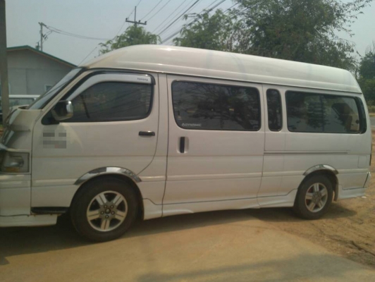 ***ขายแล้วครับขอบคุณ Truck2hand ขาย TOYOTA HIACE 2.8 รถตู้ขนาด9ที่นั่ง แต่ง VIP สวยๆ TOYOTA HIACE 2.8 COMMUTER โฉมหลังคาสูง เกียร์ธรรมดา ปี2538/1995 แต่งVIP สวยๆ เครื่องเดิม 3L 2.8 เครื่องดี แน่นดี แรง เกียร์ดีไม่มีหลุดครับ ช่วล่างดีแ