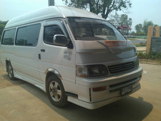 ***ขายแล้วครับขอบคุณ Truck2hand ขาย TOYOTA HIACE 2.8 รถตู้ขนาด9ที่นั่ง แต่ง VIP สวยๆ TOYOTA HIACE 2.8 COMMUTER โฉมหลังคาสูง เกียร์ธรรมดา ปี2538/1995 แต่งVIP สวยๆ เครื่องเดิม 3L 2.8 เครื่องดี แน่นดี แรง เกียร์ดีไม่มีหลุดครับ ช่วล่างดีแ