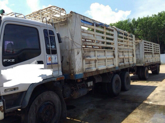 รถอีซูซุ 10 ล้อ ( หลังถนน. ) FVM 270 แรงม้า. ปี 44 - 45 ( ขายแม่ , ลูก  / มีขาย 2 พ่วง. )   สนใจติดต่อ 081 - 6079515