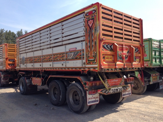 ขายรถบรรทุก 24 ล้อดัมพ์ HINO FM2PNMD 360 แรงม้าปี 2556 หางพ่วง 3 เพลา ราคา 2900000