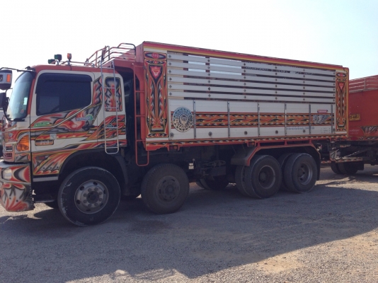 ขายรถบรรทุก 24 ล้อดัมพ์ HINO FM2PNMD 360 แรงม้าปี 2556 หางพ่วง 3 เพลา ราคา 2900000