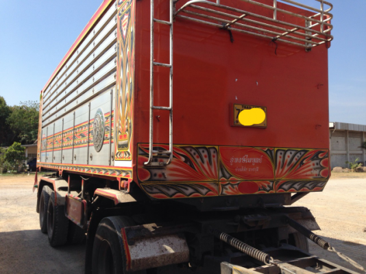 ขายรถบรรทุก 24 ล้อดัมพ์ HINO FM2PNMD 360 แรงม้าปี 2556 หางพ่วง 3 เพลา ราคา 2900000